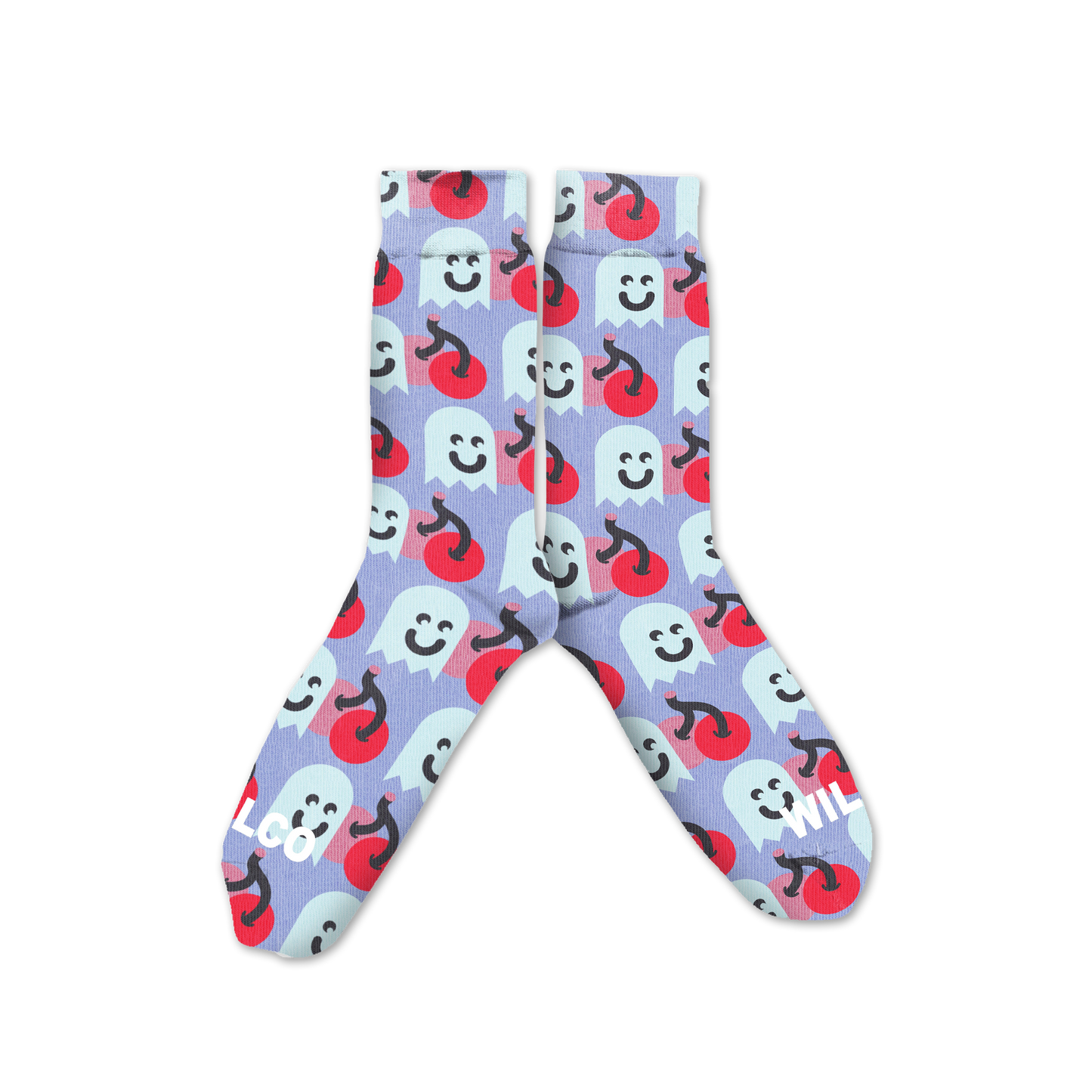 Cherry Ghost Socks